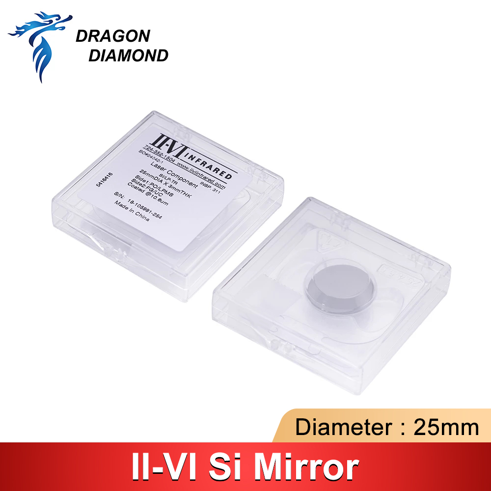 Co2 Laser Mirror - II-VI infrarossi Si specchio riflettente Laser