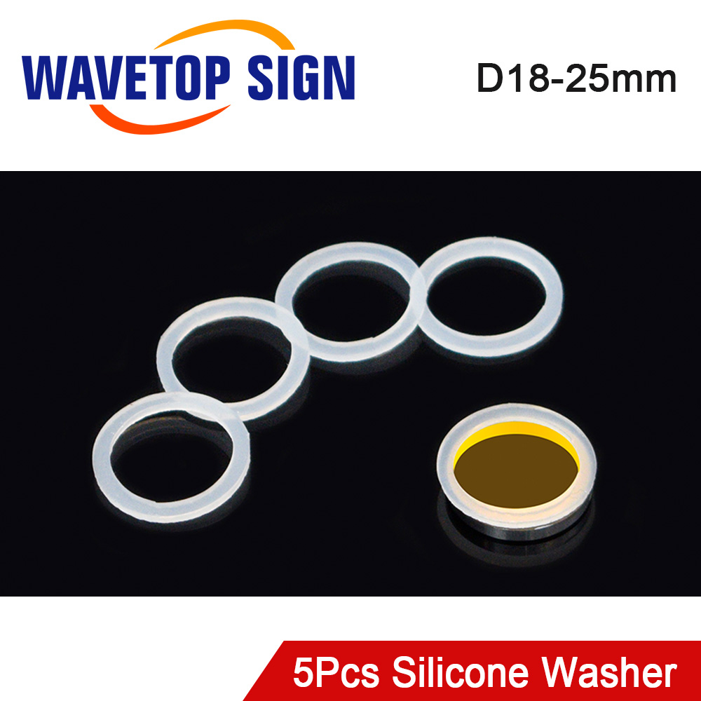 Co2 Laser Mirror - WaveTopSign 5 Pz/lotto Rondella In Silicone