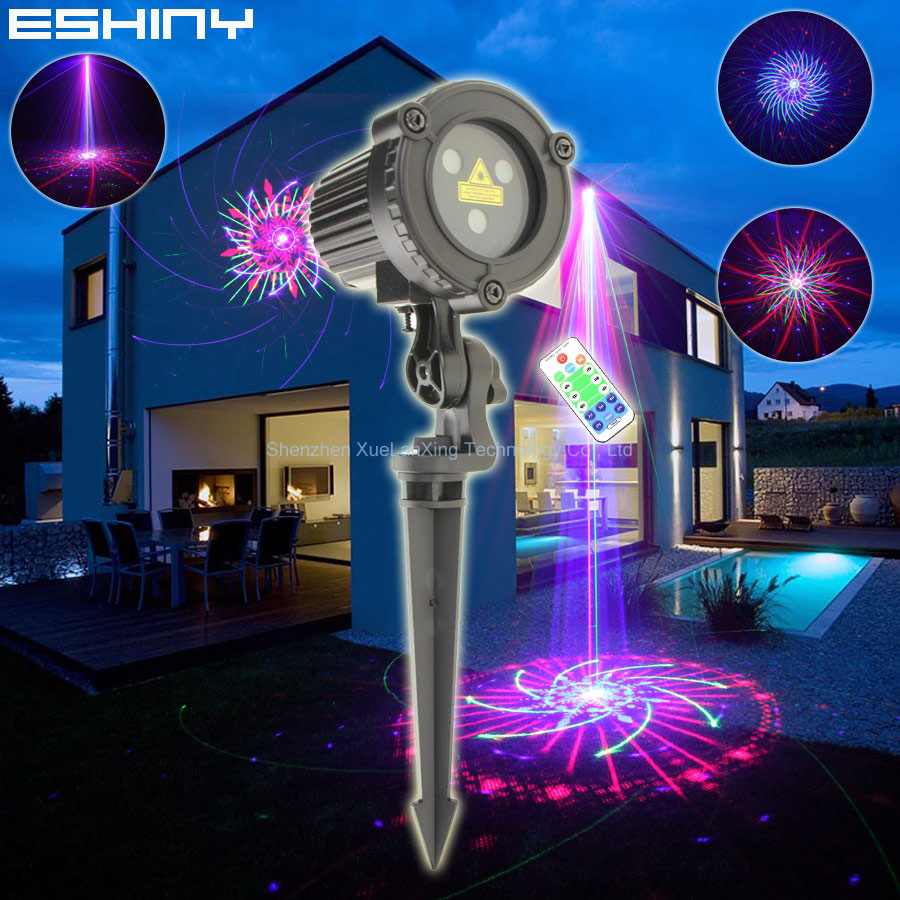 Industrial Laser Projector - ESHINY RGB Laser Landscape Light Moving