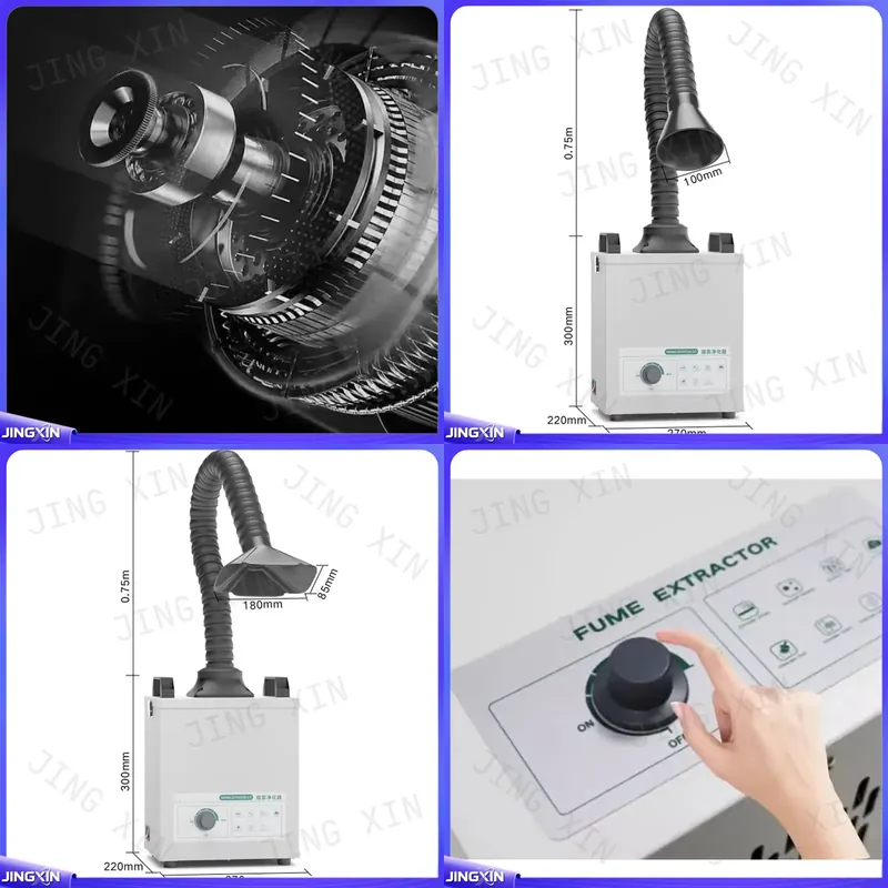 Industrial Laser Engraving Machine For Metal - Personalizzato per Purificatore di Fumo da