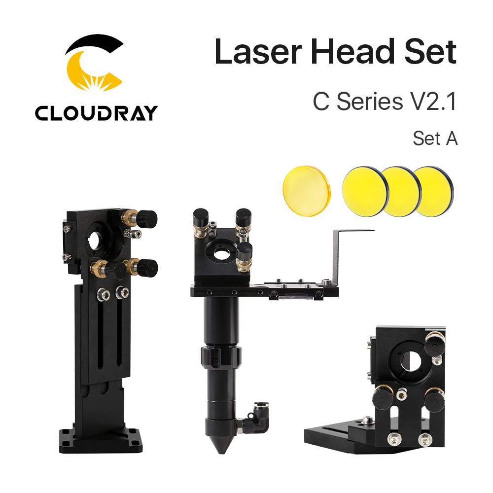 Co2 Laser Mirror - Set testine laser CO2 Cloudray Dia.18mm