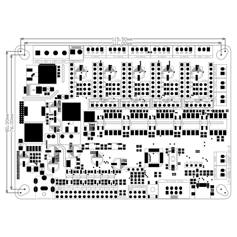 Scheda di controllo offline Gr - Laser Controller Board recensione e prezzo