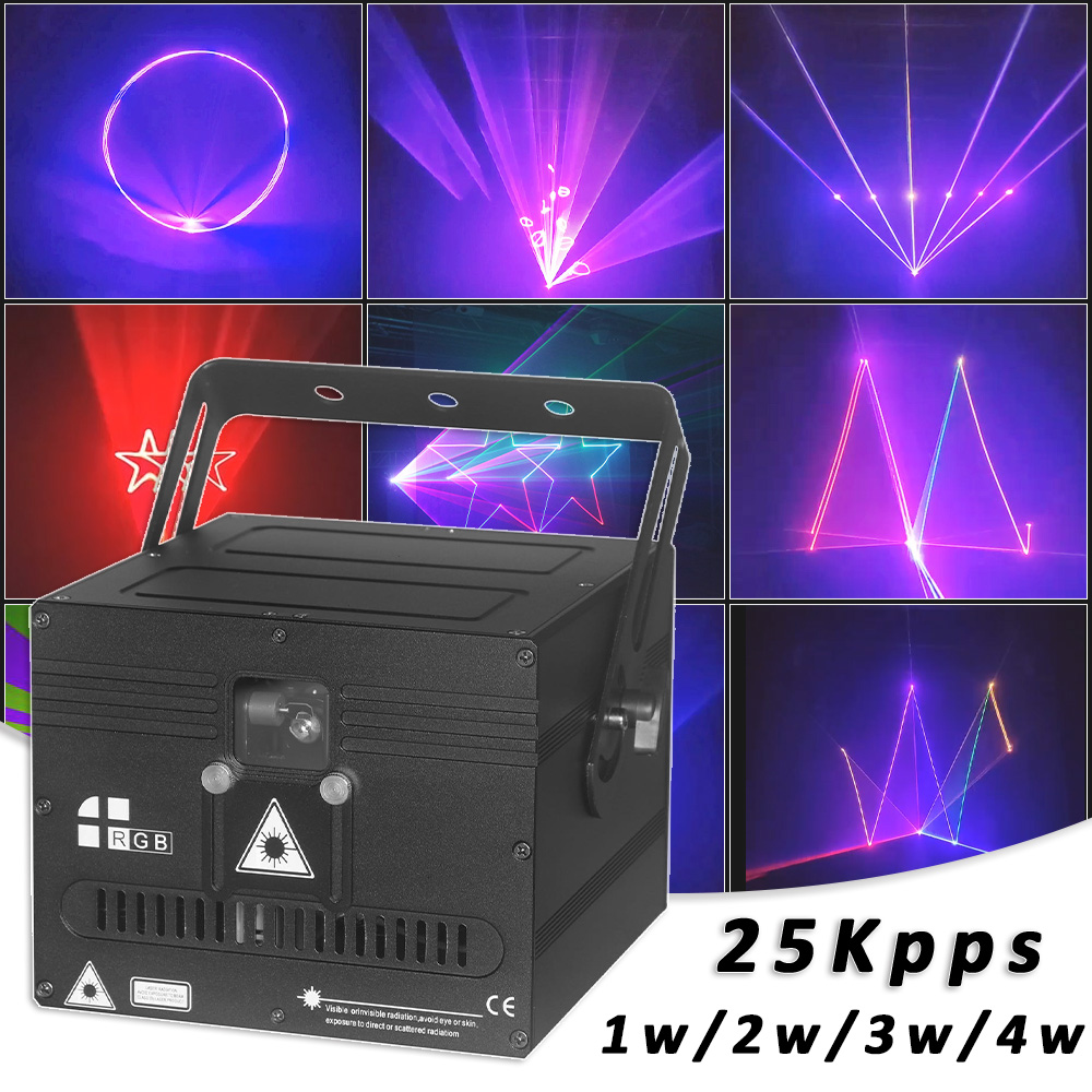 YUER RGB Laser 1w 2w 3w 4w Ani - Industrial Laser Projector recensione e prezzo
