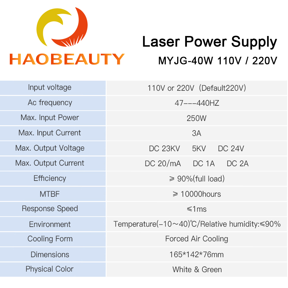 HAOBEAUTY MYJG-40 Alimentatore - Industrial Laser Equipment recensione e prezzo